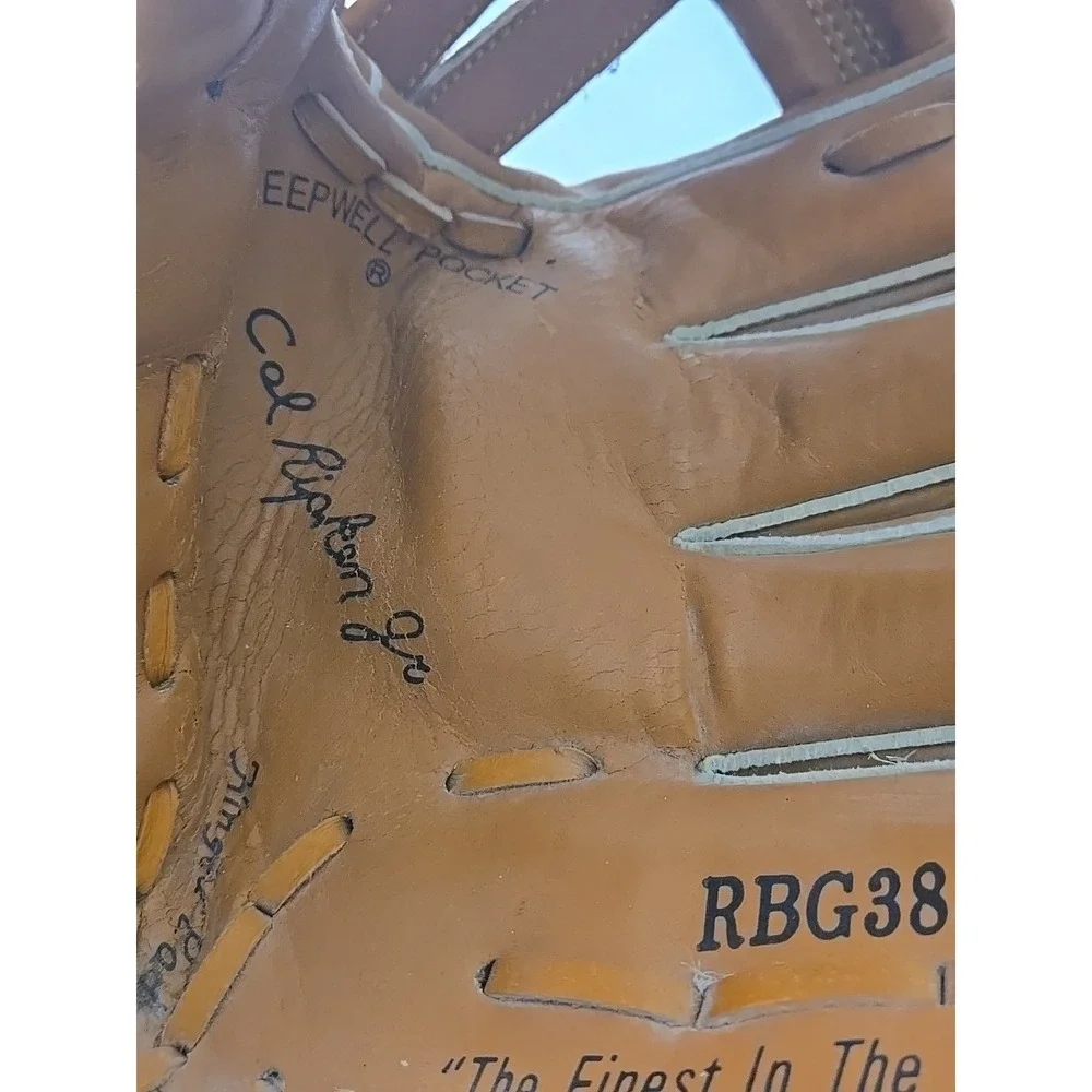 Rawlings Baaeball Glove Cal Ripken Jr. RBG 38  Leather 11
